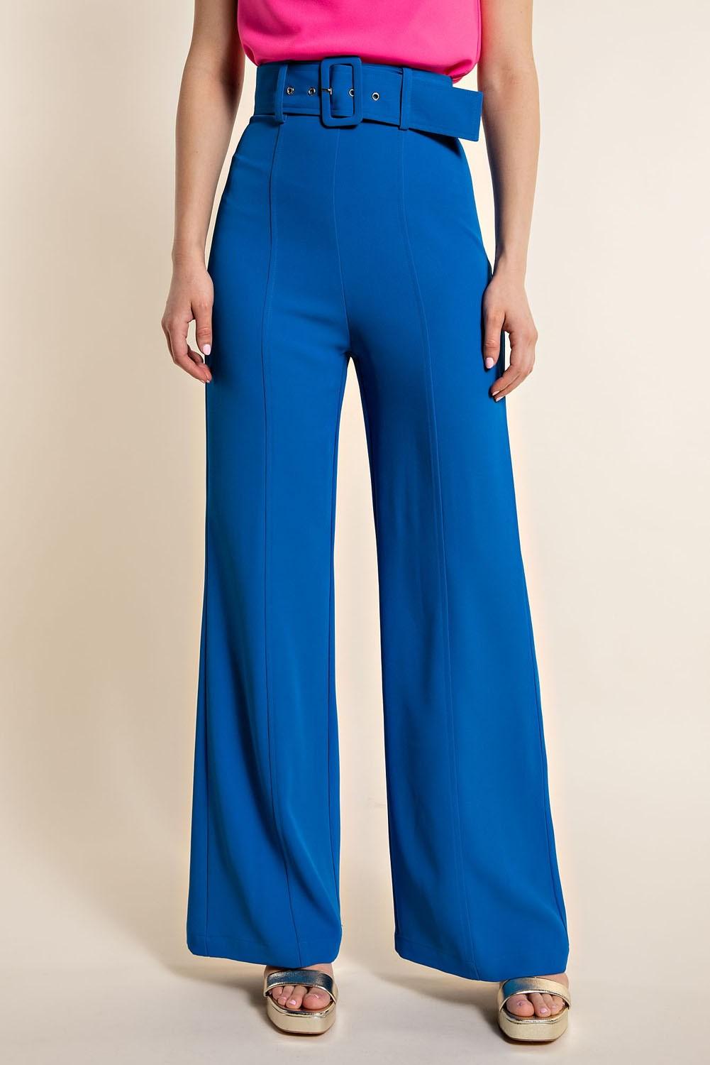 Belted High Waist Wide Leg Pants – RK Collections Boutique