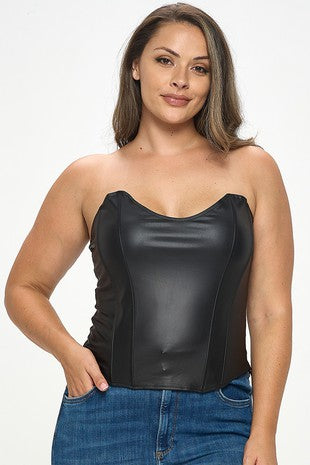 sheer mesh strapless bustier corset top – RK Collections Boutique