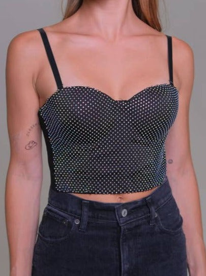 Chainmail Rhinestone Bra Top – RK Collections Boutique