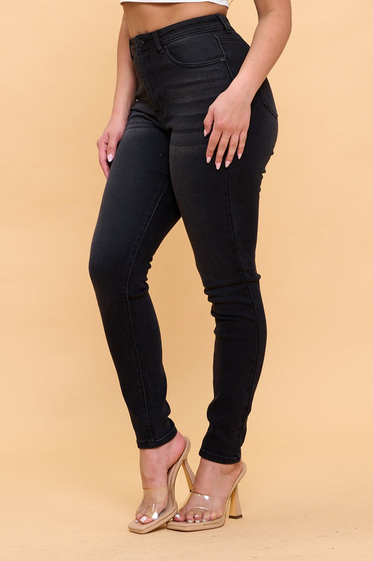 Premium Stretch High Waisted Skinny Jeans