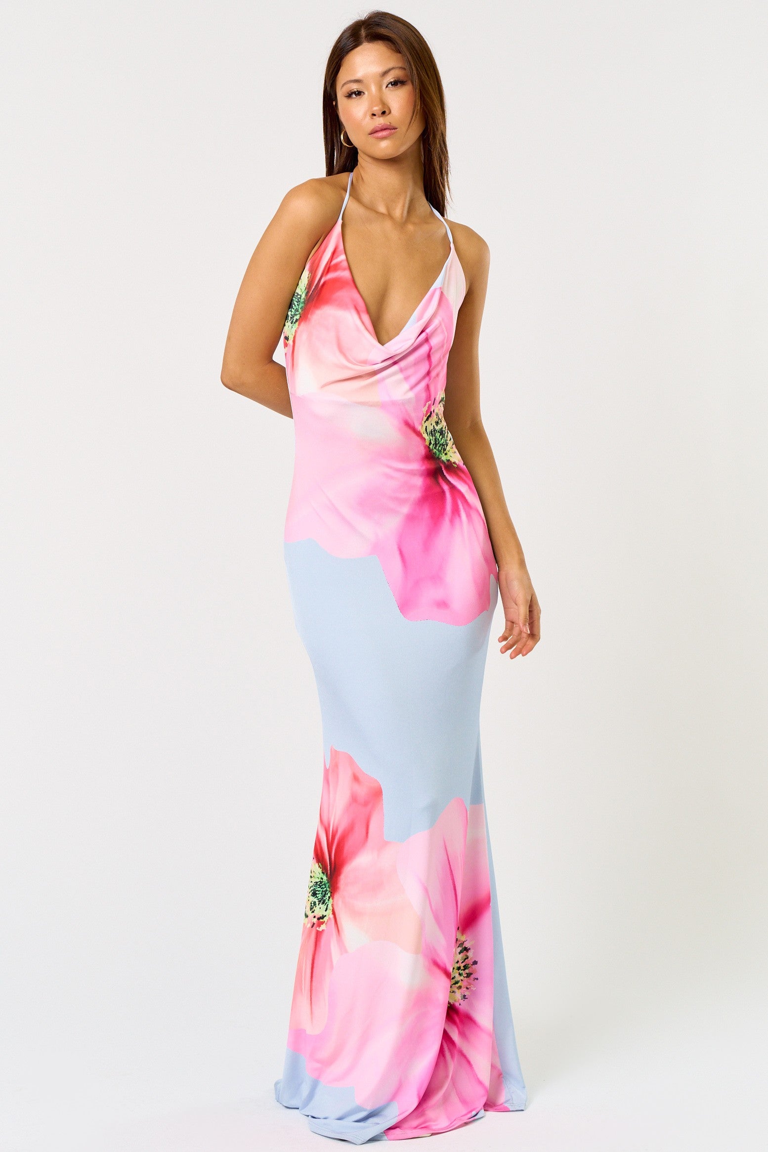 Floral Halter Print Dress – RK Collections Boutique Floral Halter Print Dress – RK Collections Boutique