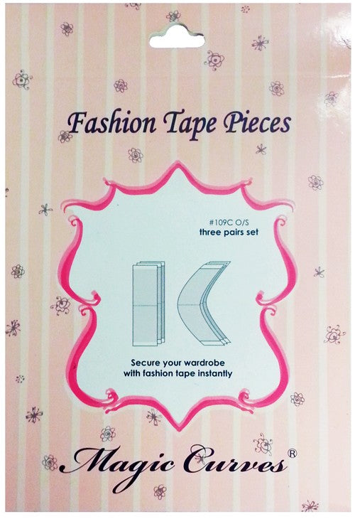 Fashion 2-Sided Tape Pieces - 6 pairs