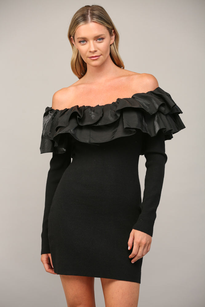 off the shoulder long sleeve knit dress Amazon.com: MEROKEETY Women's Winter Off Shoulder Bodycon Sweater Dress 2026 Spring Formal Long Sleeve Elegant Club Party Midi Dresses, Apricot, X-Small : Clothing, Shoes & Jewelry