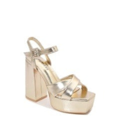 ankle strap block heel platform heel
