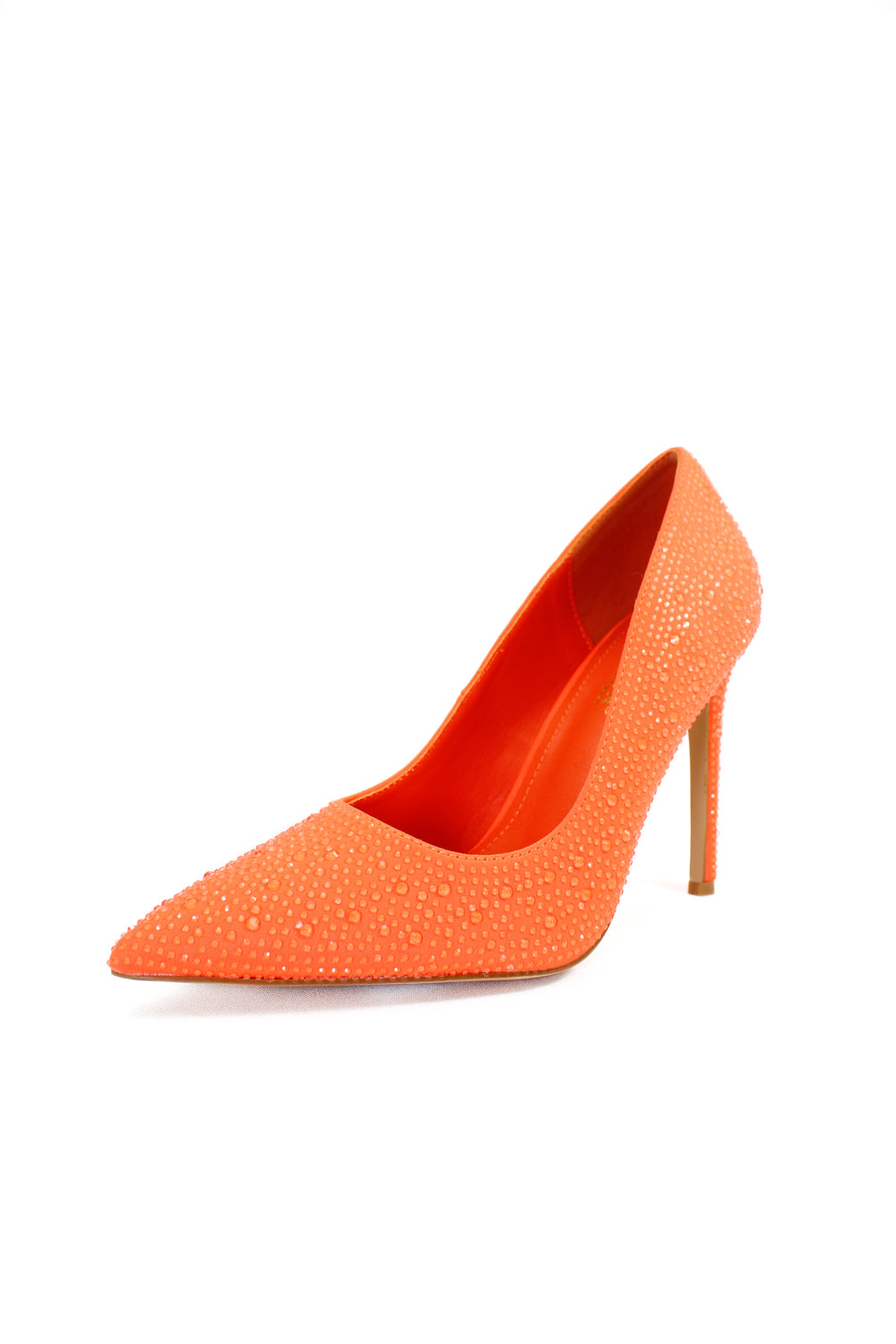 rhinestone stiletto pump