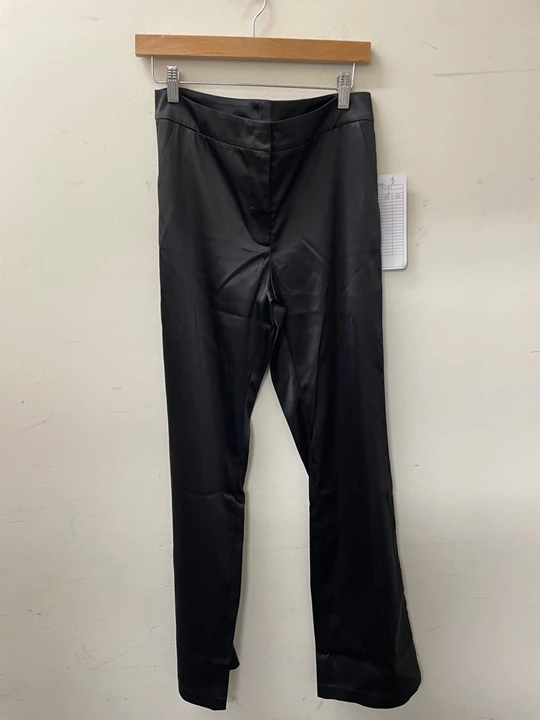 high waist satin pants