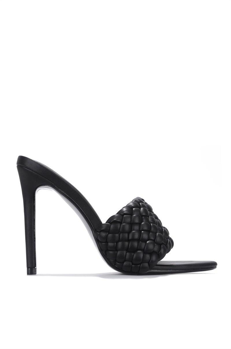 Braided high heel sandal - RK Collections Boutique