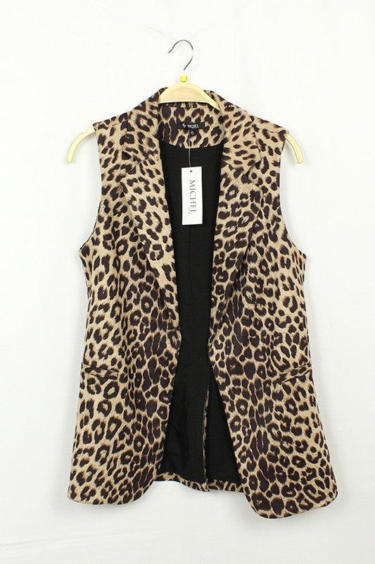 suede leopard vest - tikolighting