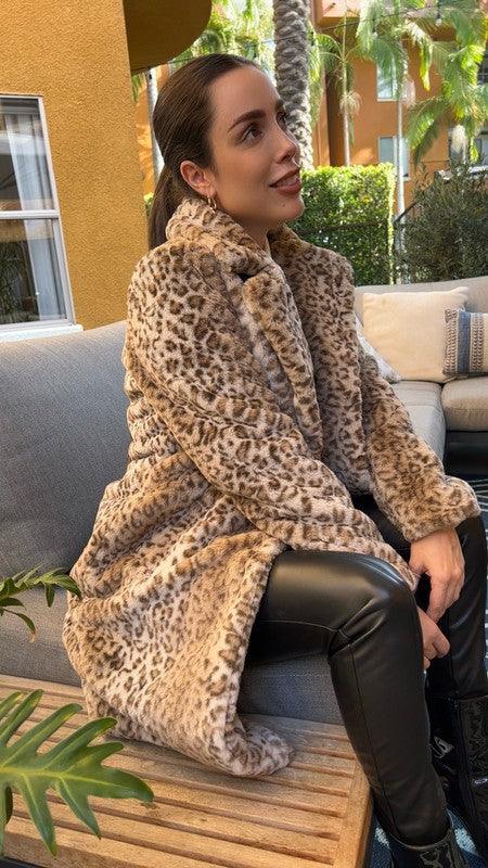 Leopard Super Soft Faux Fur Jacket - tikolighting