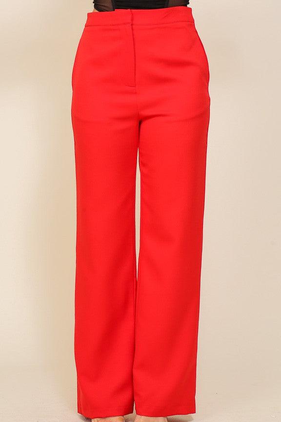 High waisted wide leg dress pants – RK Collections Boutique