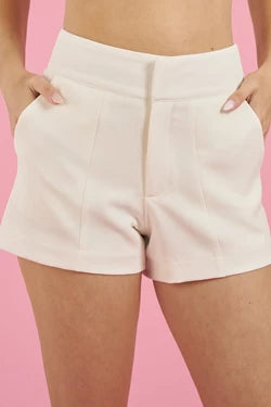 high waist stretch shorts - RK Collections Boutique