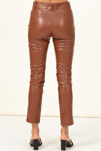faux leather skinny pants - tikolighting