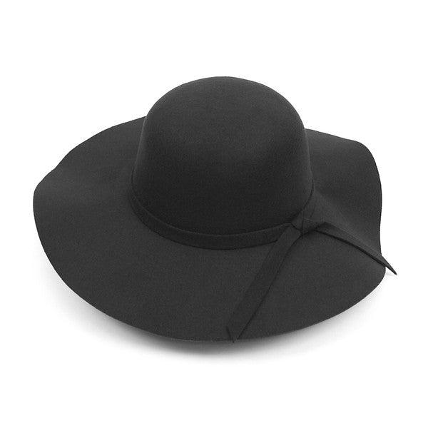 Circle Floppy Wide Brim Hat-Accessory:Hat-Cap Zone-Black-33272868-tikolighting