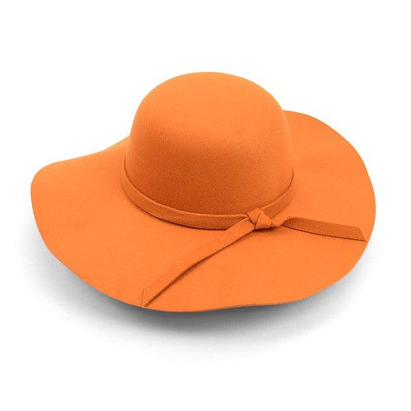 Circle Floppy Wide Brim Hat-Accessory:Hat-Cap Zone-Carrot-lwh10057-car-RK Collections Boutique