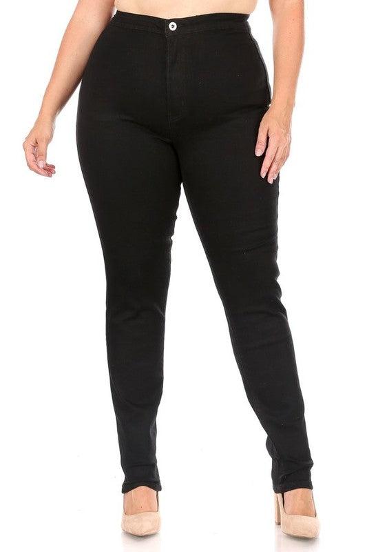 GP2101 PLUS high waist stretch skinny jeans – RK Collections Boutique