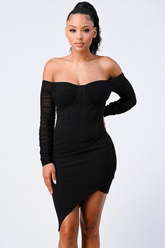 off the shoulder ribbed bodycon dress Burgundy Off Shoulder Maxi Dress