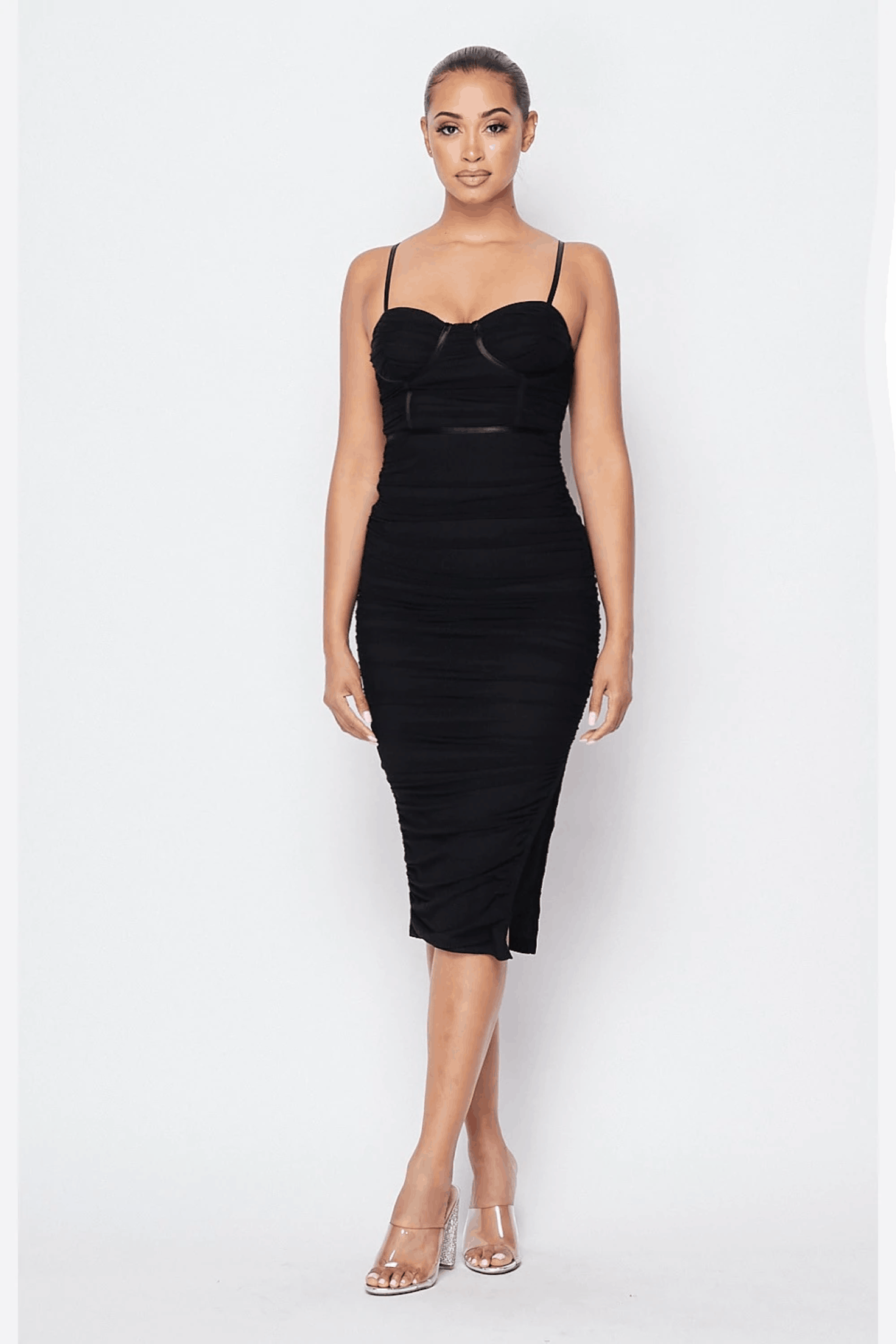 bustier mesh dress Glisten Mesh Bustier Dress| ShinyGal