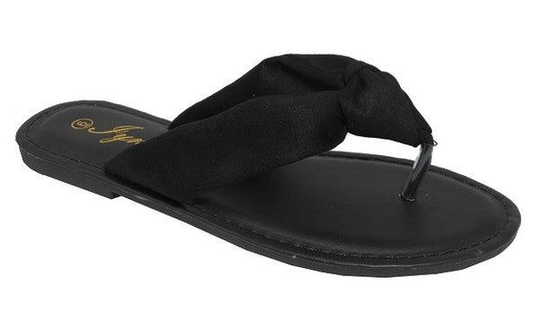 suede thong flip flop-Shoe:Flat-Sandal-Red Shoe Lover-Black-APPLE-29-1-tikolighting