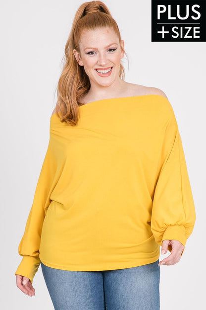 PLUS Off the shoulder top - RK Collections Boutique