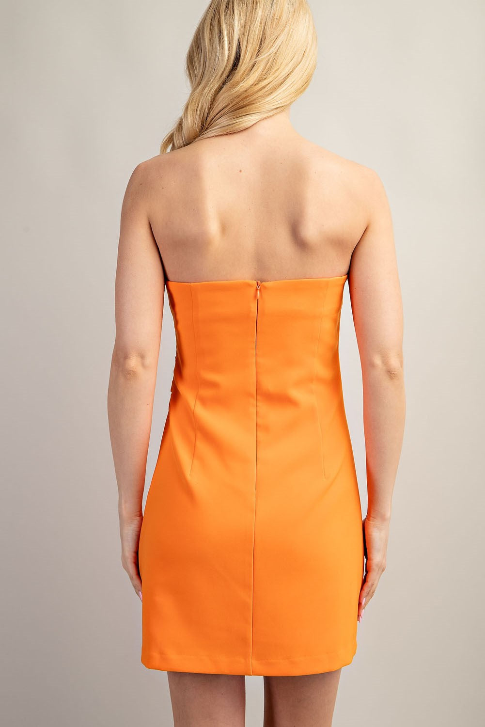 orange strapless mini dress Strapless Wrap Detail Mini Dress Orange / MEDIUM orange strapless mini dress Strapless Wrap Detail Mini Dress Orange / MEDIUM