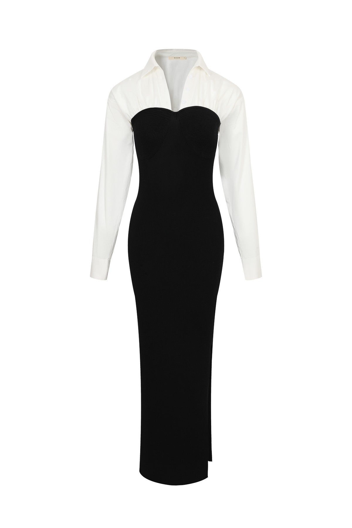 chinese dress ladies Women's Deep V Neck Bandage Midi Dress – DMI Store