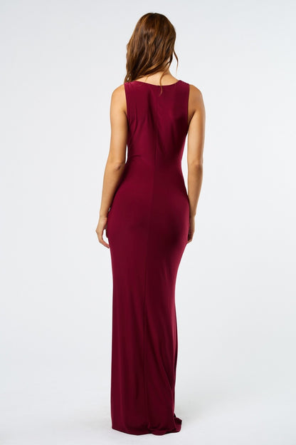 Cowl Neck Maxi Dress