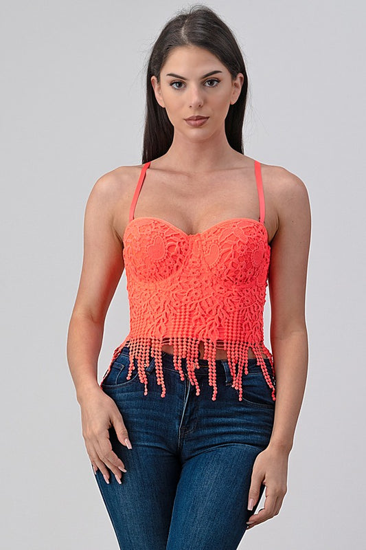 Chainmail Rhinestone Bra Top – RK Collections Boutique