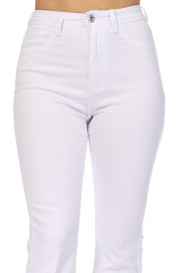 high waist stretch bell bottom jeans - RK Collections Boutique