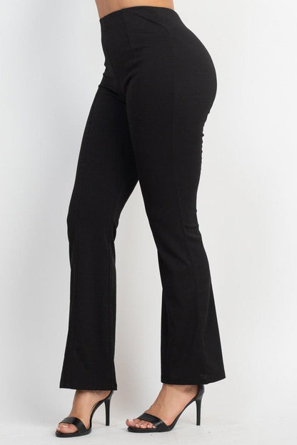 high waisted fit & flare pant - alomfejto