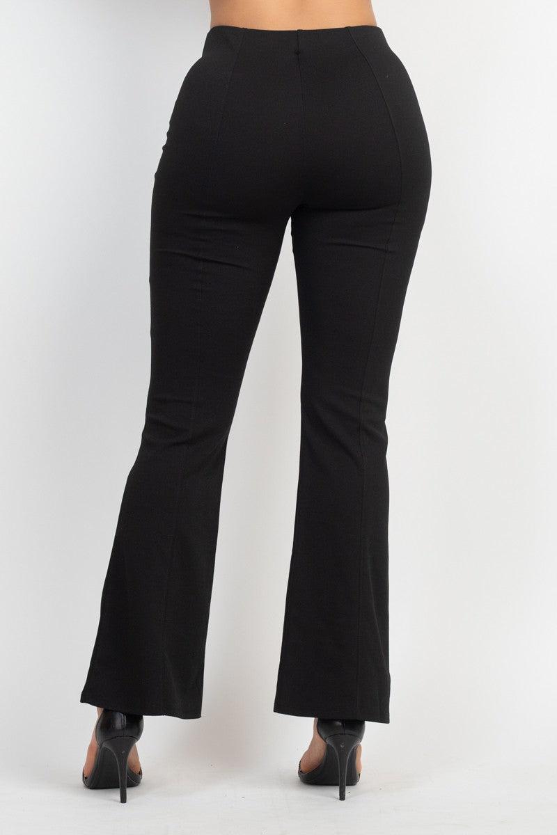 high waisted fit & flare pant - RK Collections Boutique