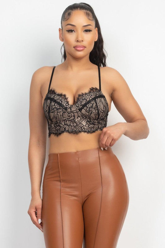 lace up backless sticky bra – RK Collections Boutique
