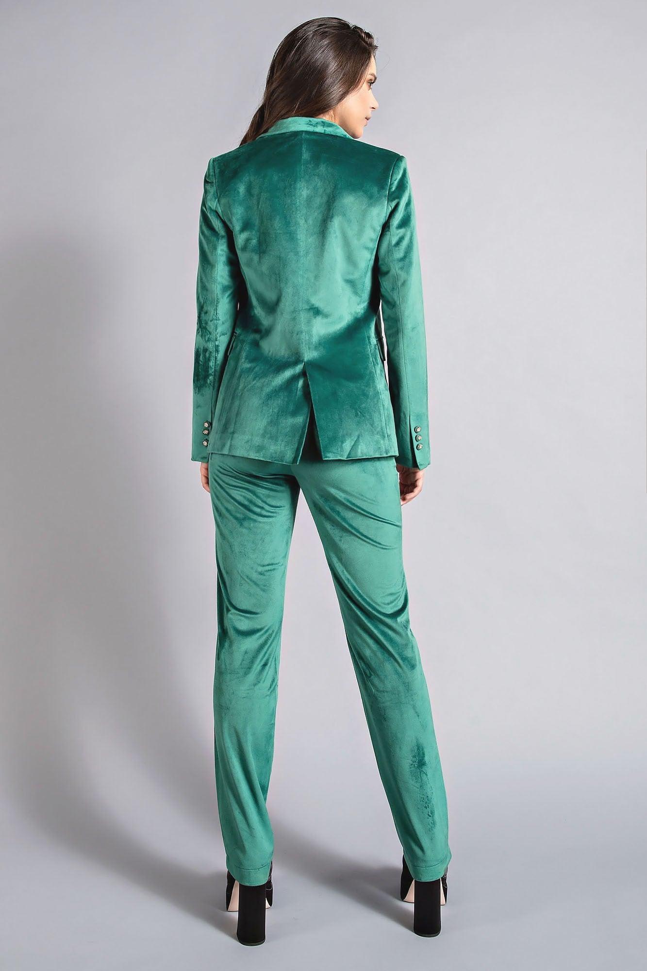 2pc set-velvet blazer & pants - RK Collections Boutique