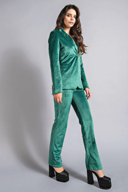 2pc set-velvet blazer & pants - RK Collections Boutique
