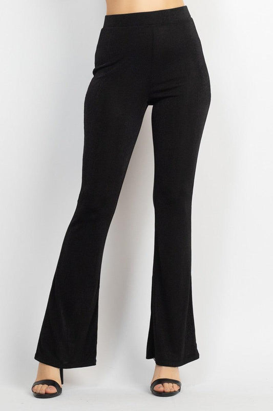 Slinky Matte Jersey elastic fit & flare pant - RK Collections Boutique