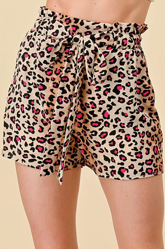 PLUS Leopard Print Shorts - tarpiniangroup