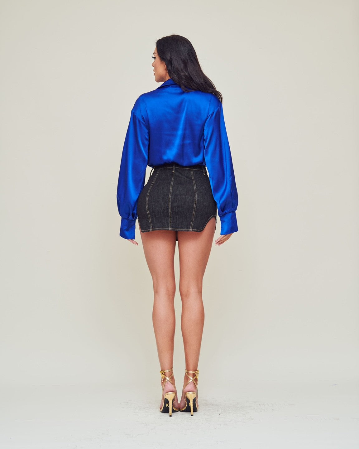 deep plunge v satin strapless bodysuit – RK Collections Boutique