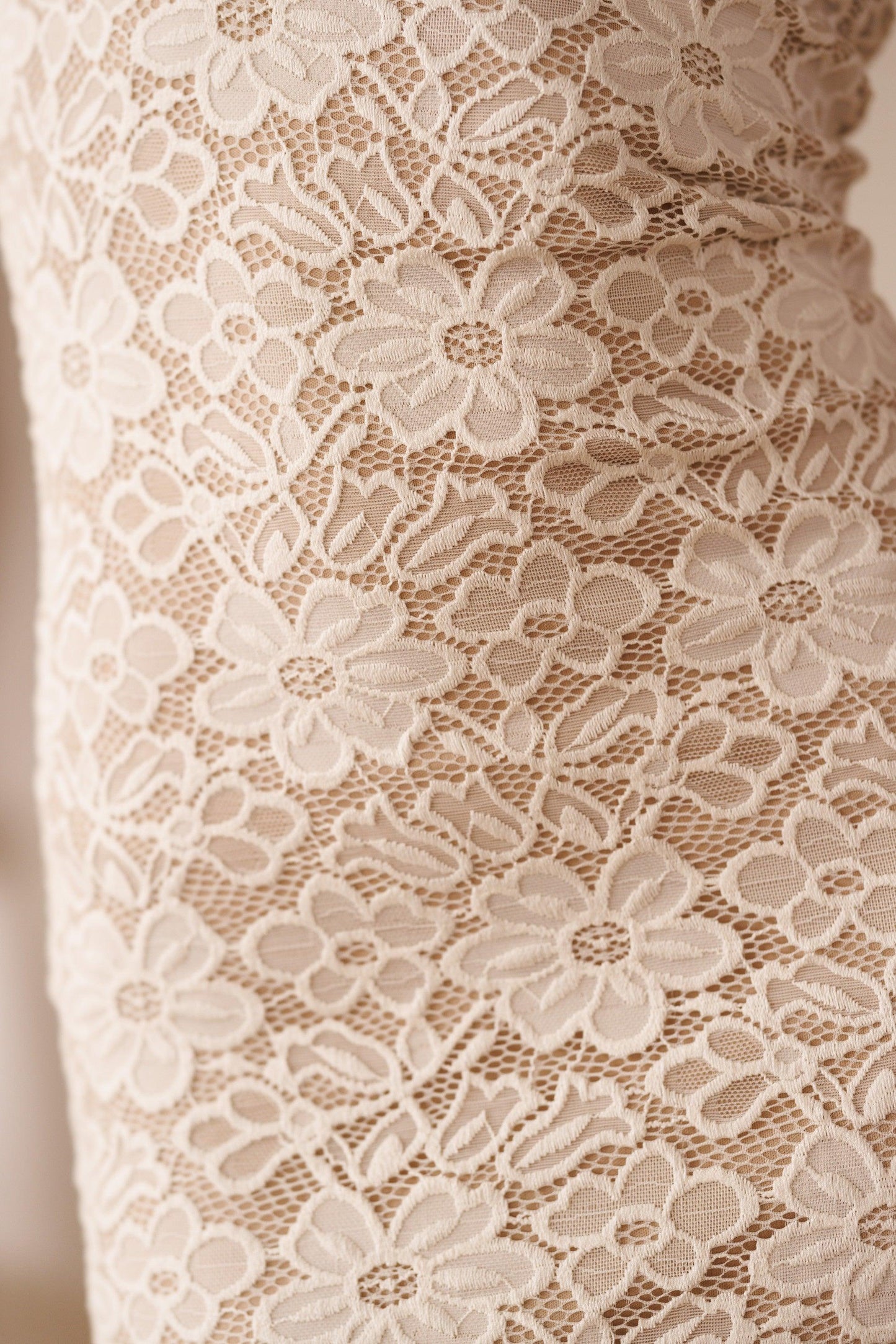 fringe slit sleeveless lace midi dress