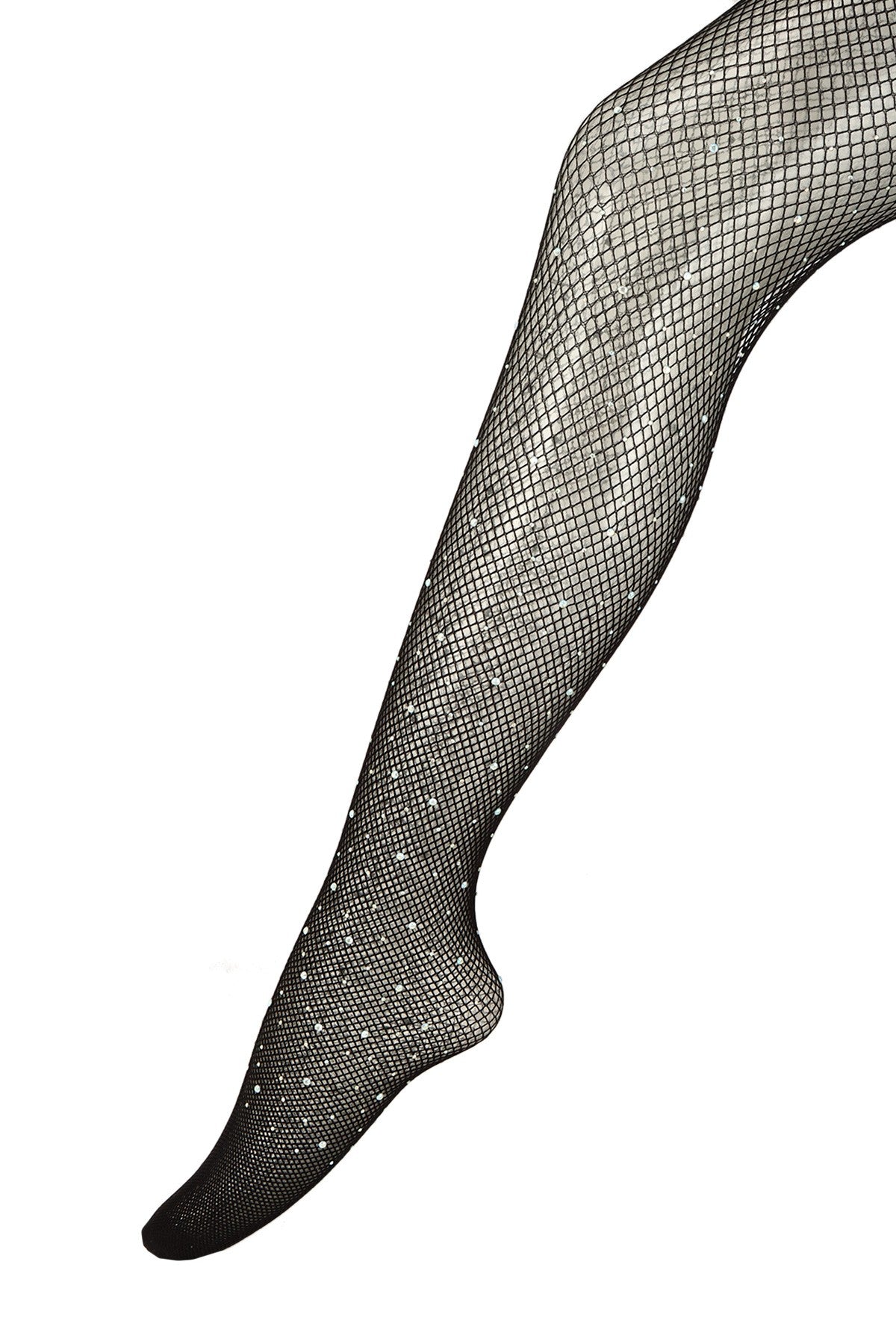 rhinestone fishnet tights