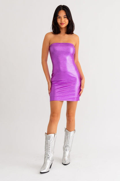 strapless mini dress - RK Collections Boutique