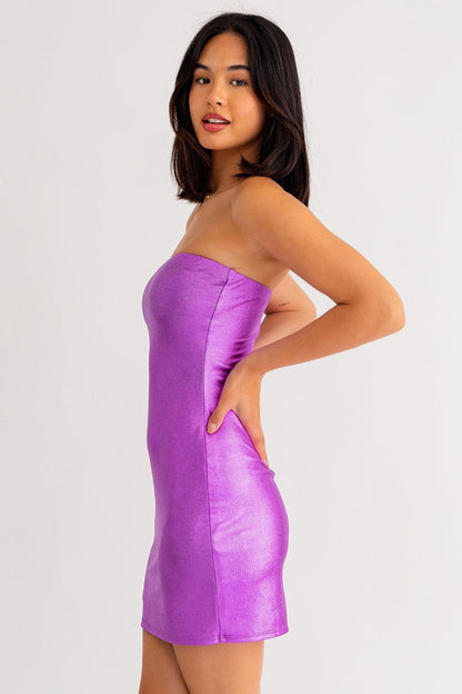 strapless mini dress - alomfejto