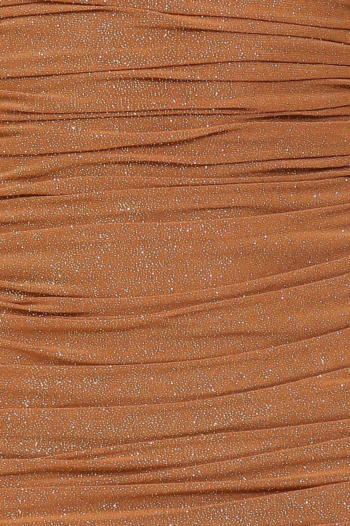 ruched glitter short sleeve dress