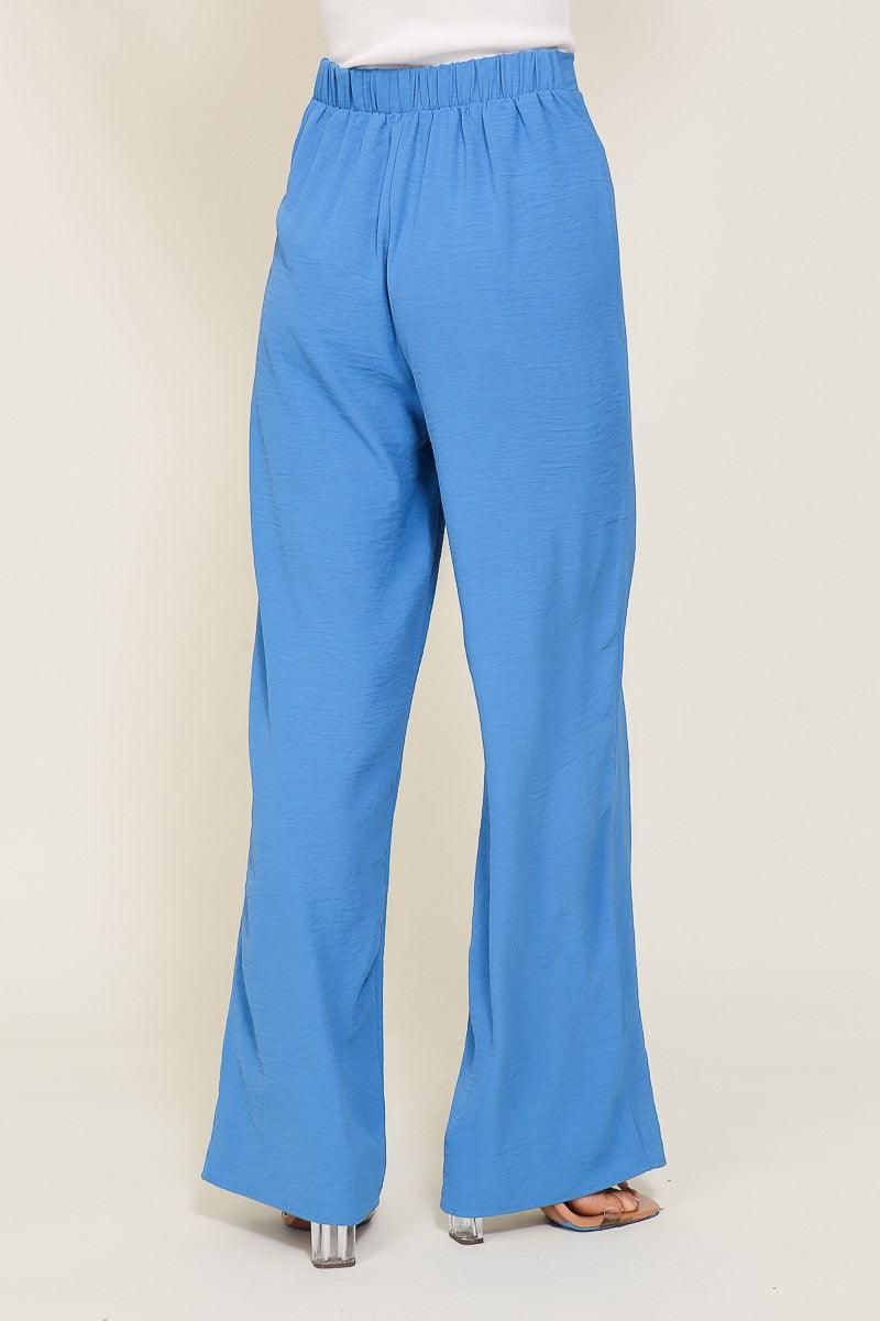 Brooklyn airflow pants with back elastic waist - RK Collections Boutique