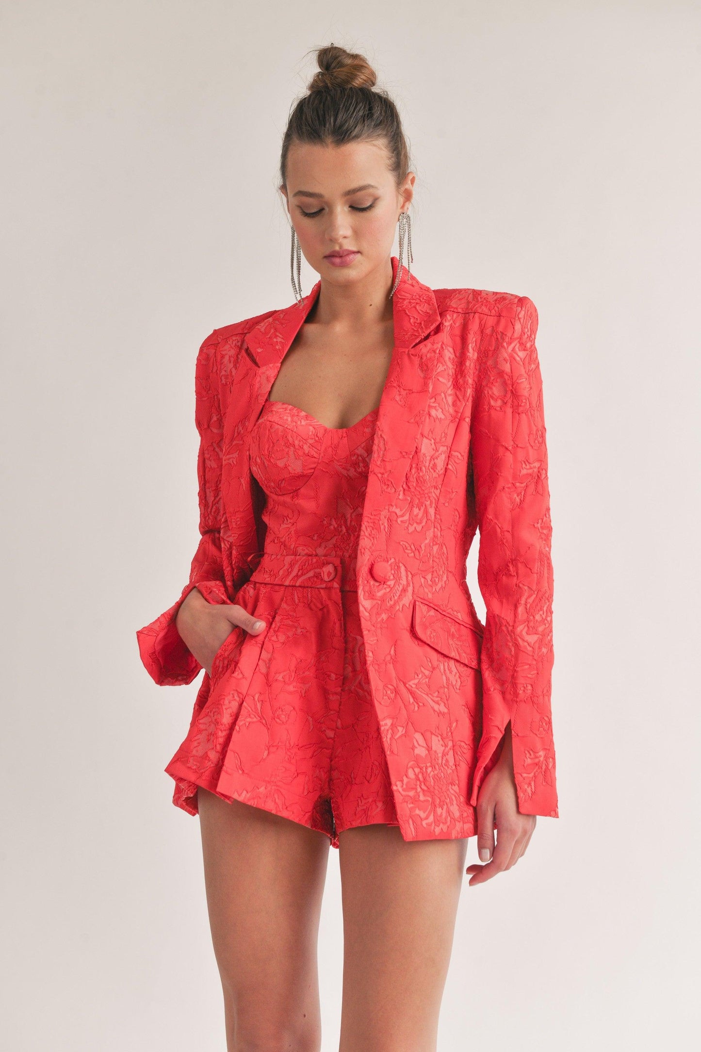 embroidered blazer - RK Collections Boutique