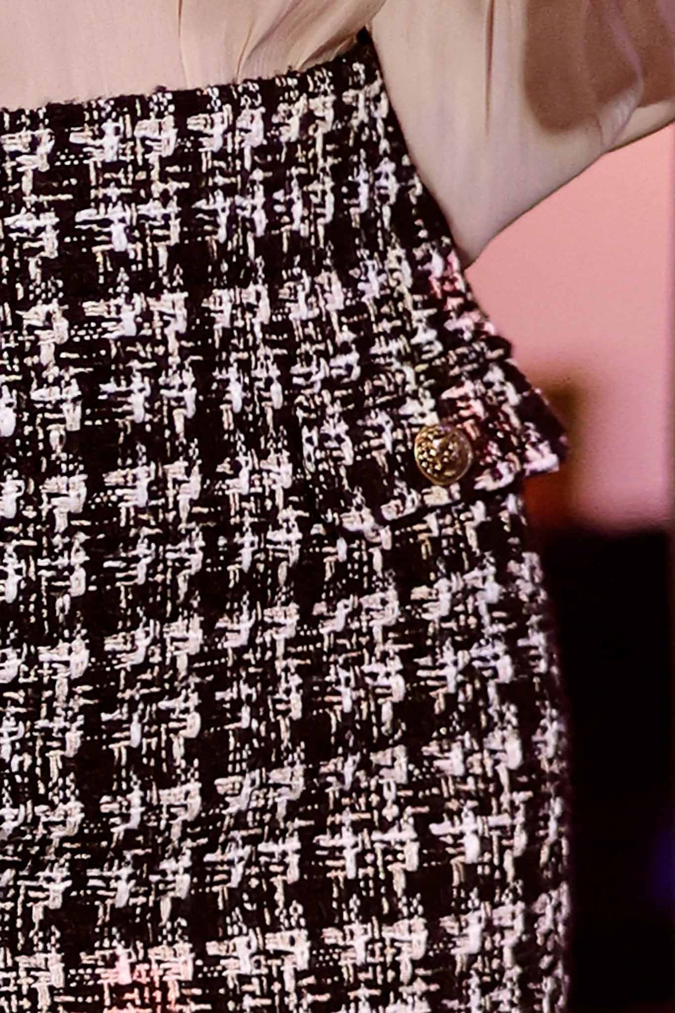 minifalda de tweed