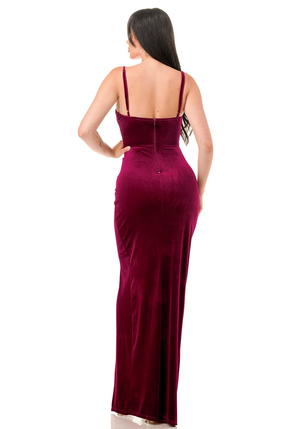 sequin sweetheart sleeveless velvet maxi dress