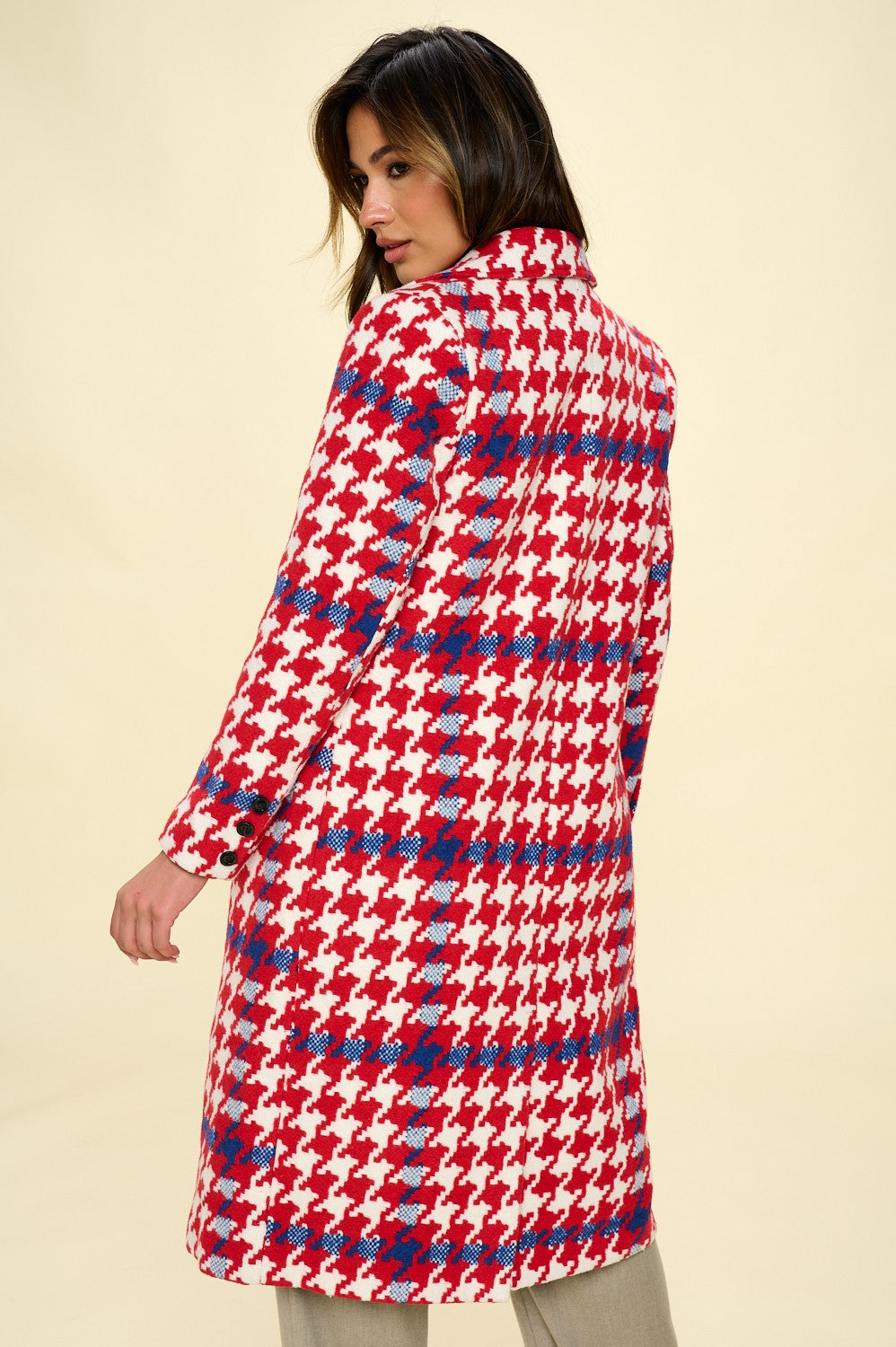 Plaid Wool Coat