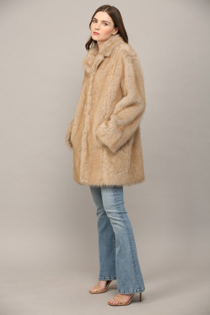 faux fur coat