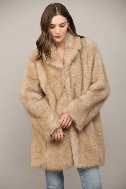 faux fur coat