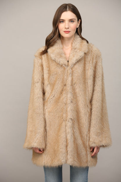 faux fur coat