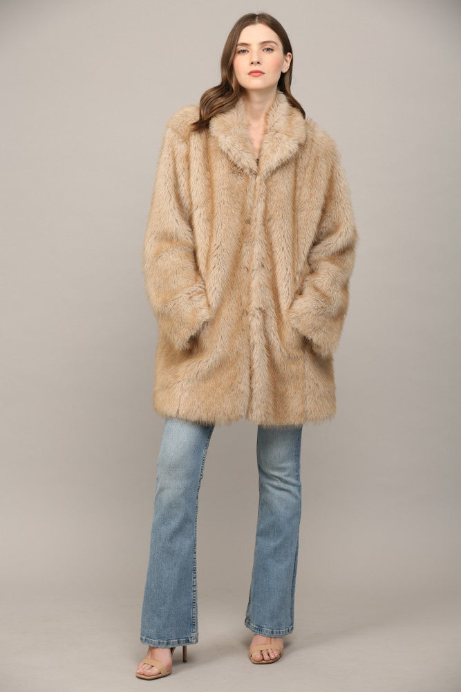 faux fur coat